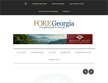 Tablet Screenshot of foregeorgia.com